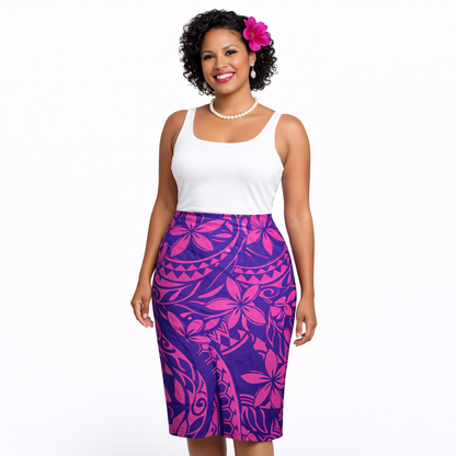 60” Wide Lightweight Polyester Fabric – Pacific Island Digital Print (Sold by the Metre) | Island Merch Fabrics