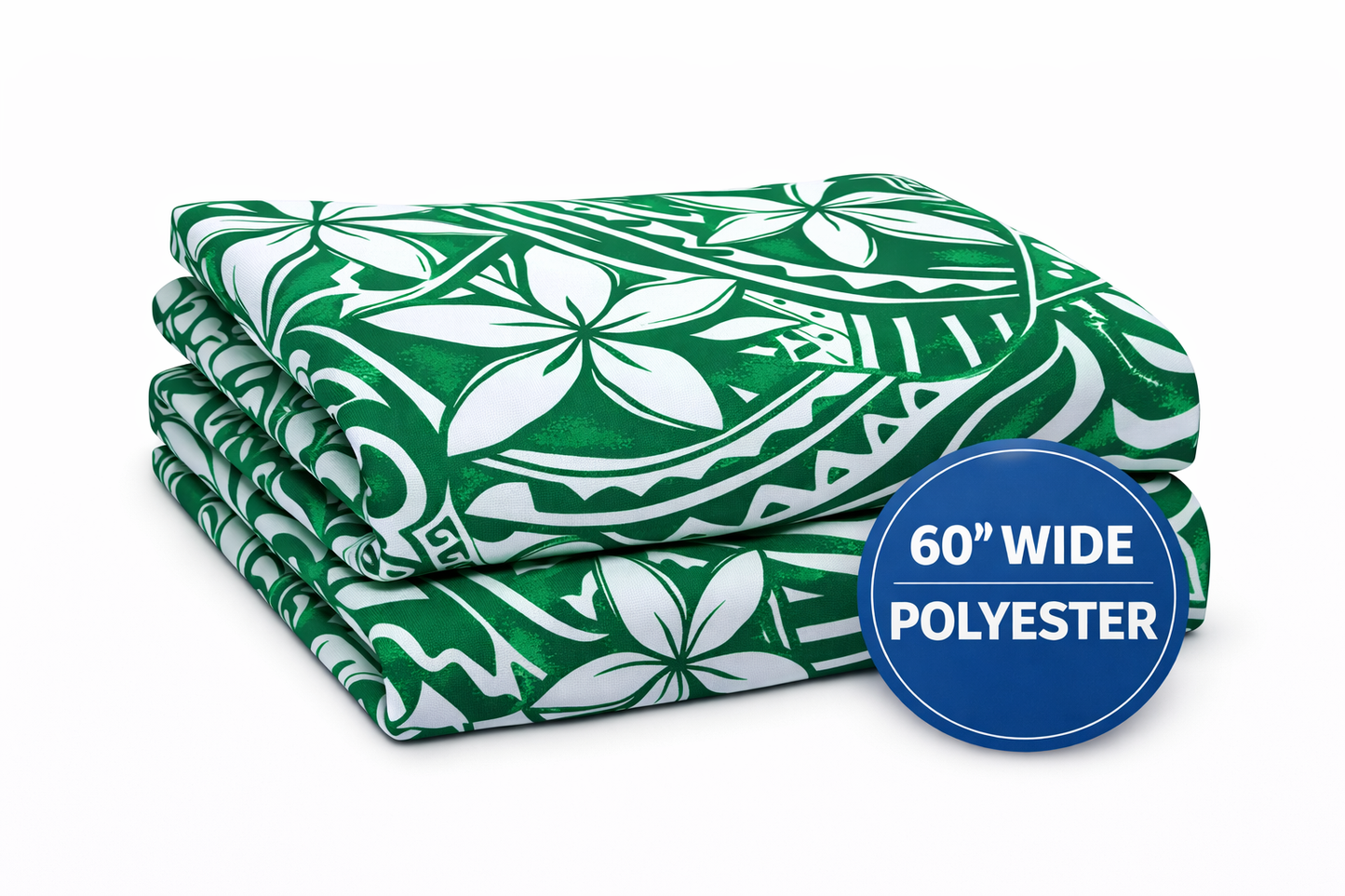 60” Wide Lightweight Polyester Fabric – Pacific Island Digital Print (Sold by the Metre) | Island Merch Fabrics