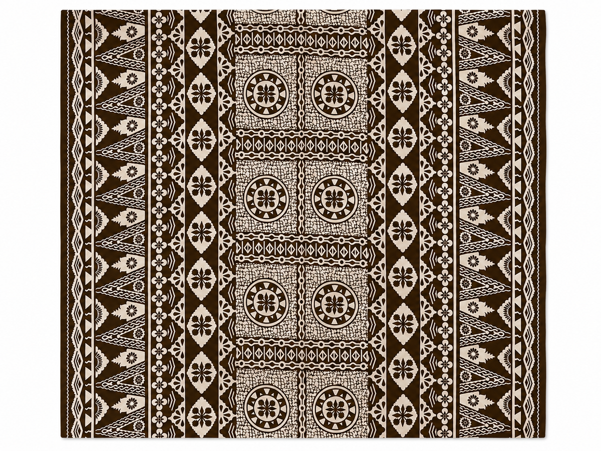 Brown Island Masi Print Fabric – 36” Wide | 10 Yards