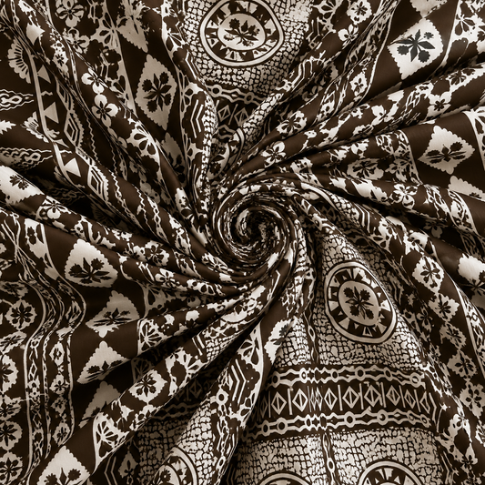 Brown Island Masi Print Fabric – 36” Wide | 10 Yards