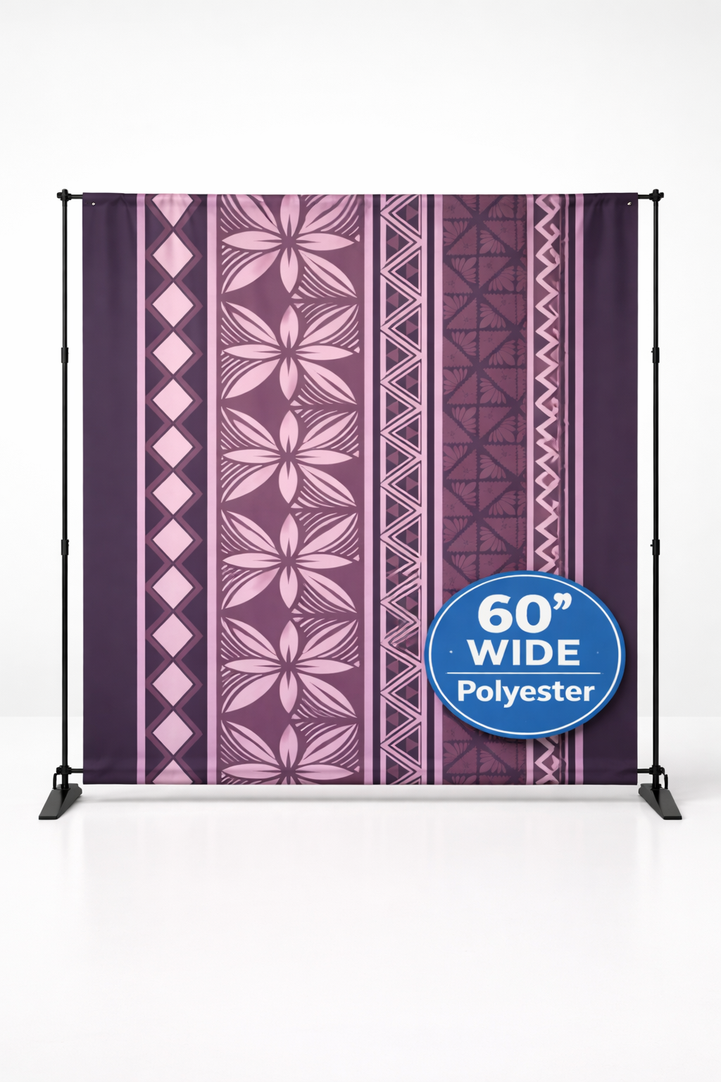 Brown Tribal Backdrop Fabric – 60” Wide Polyester