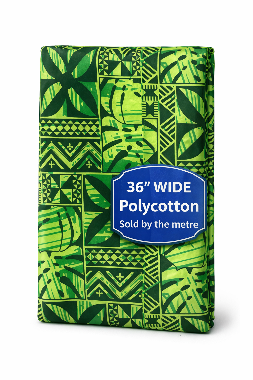 Polynesian Floral Panel Print Fabric – 36” Wide Polycotton (Sold by the Metre)