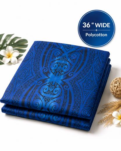 Pacific Heritage Tribal Print – 36” Wide Polycotton Fabric | Island Merch Fab