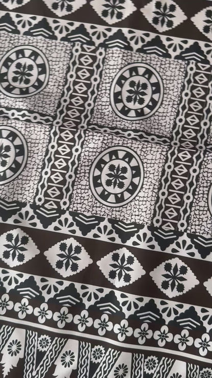 Brown Island Masi Print Fabric – 36” Wide | 10 Yards