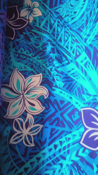 Polynesian Tribal Cotton Fabric – 44” Wide, Sold by the metre