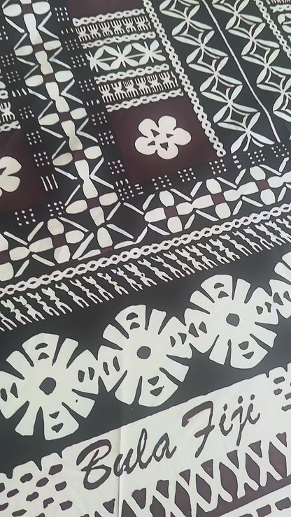Bula Fiji Masi Backdrop – 60 Inches Wide
